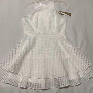 Brand new white romper/dress